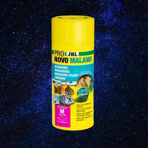 Pronovo MALAWI FLAKES M - Cichlidés Algivores - 250ml - JBL Le Crevettilus